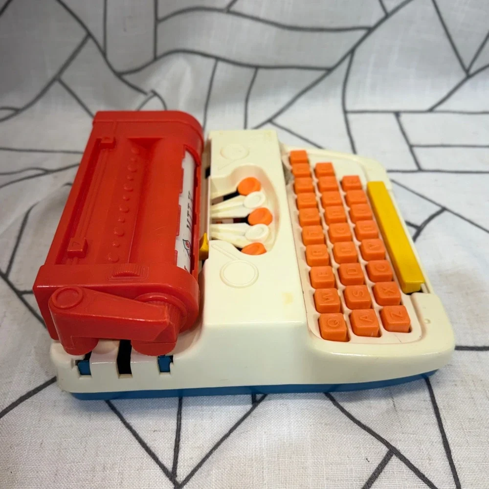Tomy Tutor Typer Multi-Color Vintage 1977 Educational Preschool Toy Typewriter